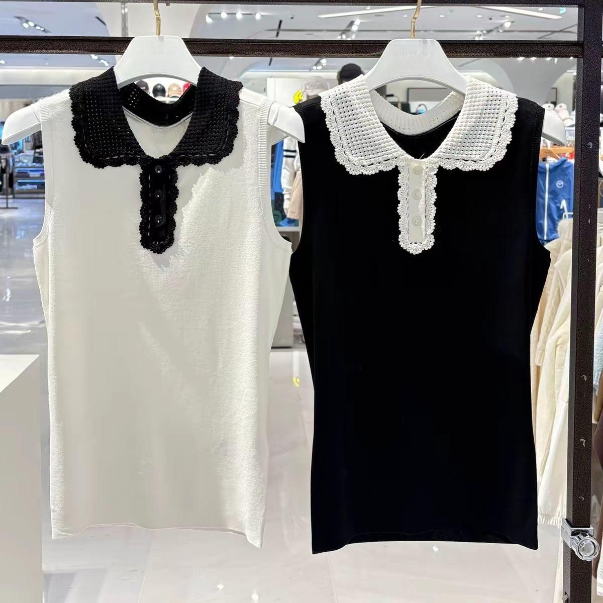 Women'S Fashion Vest Tops - Chaleco de golf de punto con