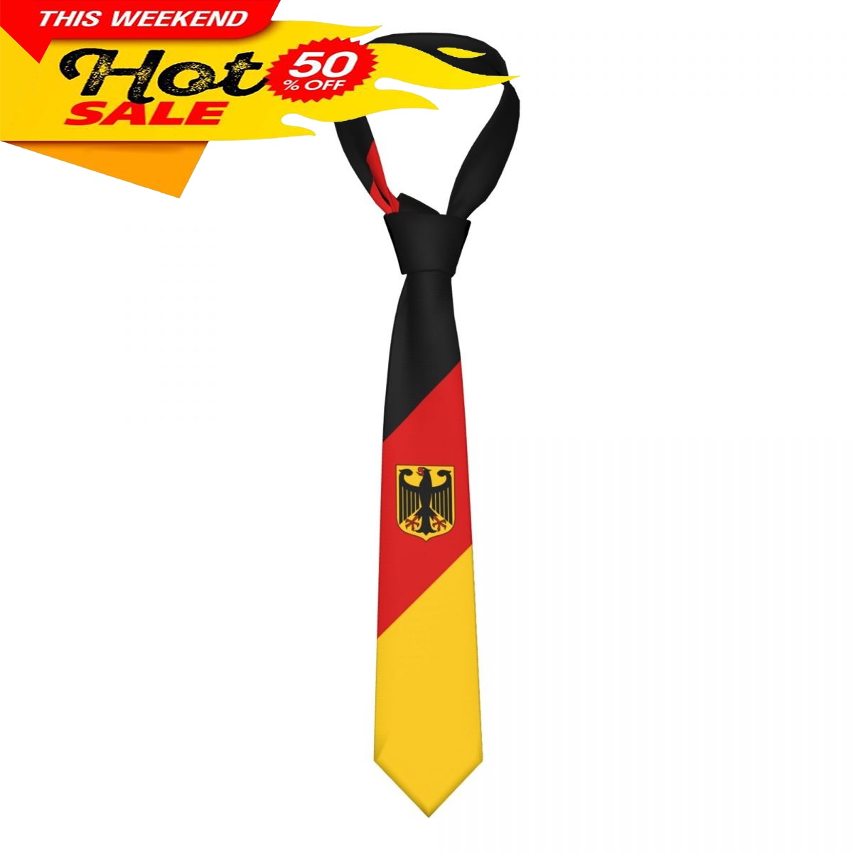Women Fashion Necktie - Corbata con Emblema de la Bandera