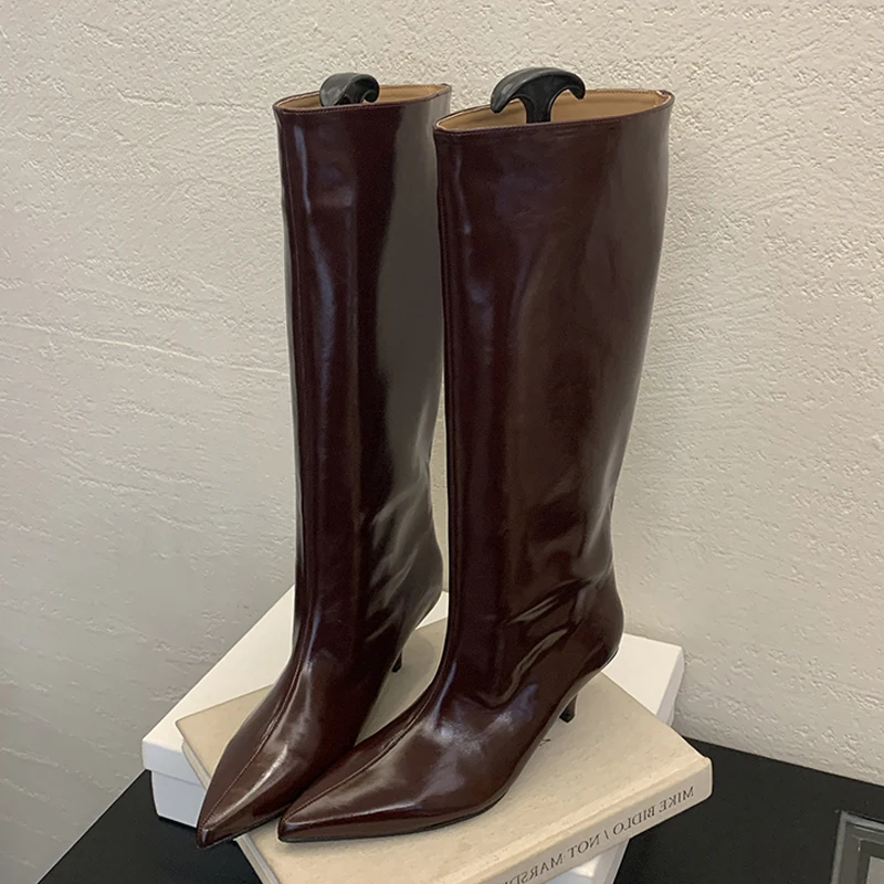 Women'S Fashion Knee High Boots - Aneikeh, moda De invierno, estilo Steet,