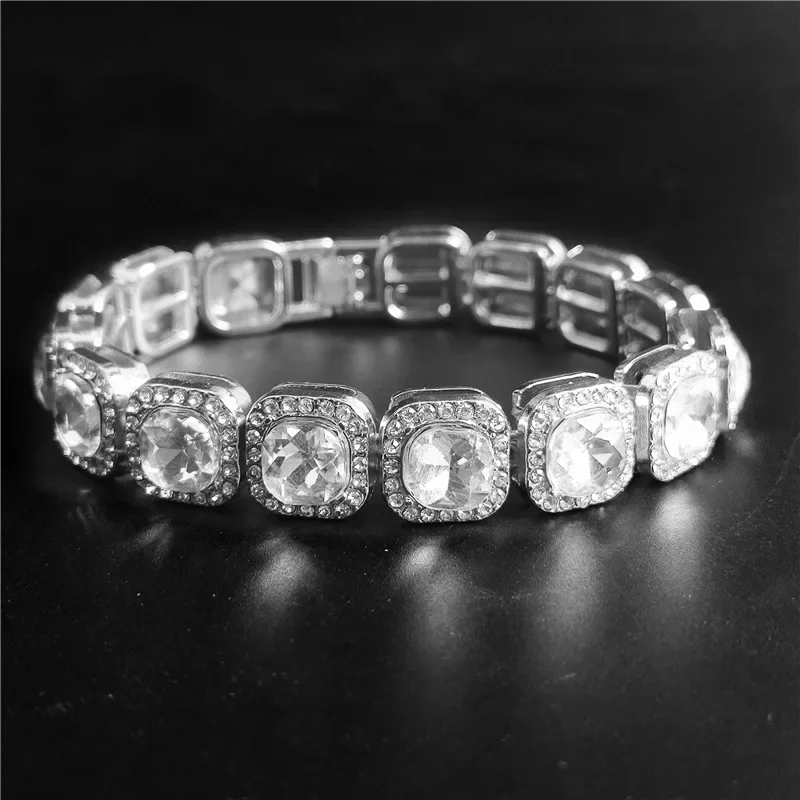 Women Fashion Over The Years - Pulsera de cadena de tenis de