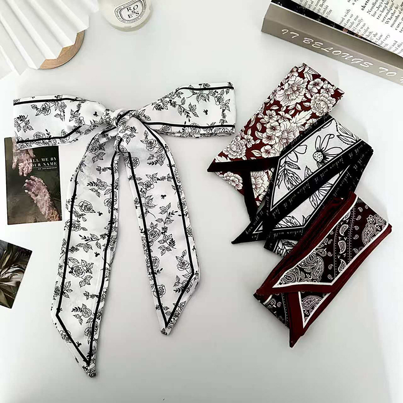 Women Fashion Necktie - Pañuelo de seda de lujo para