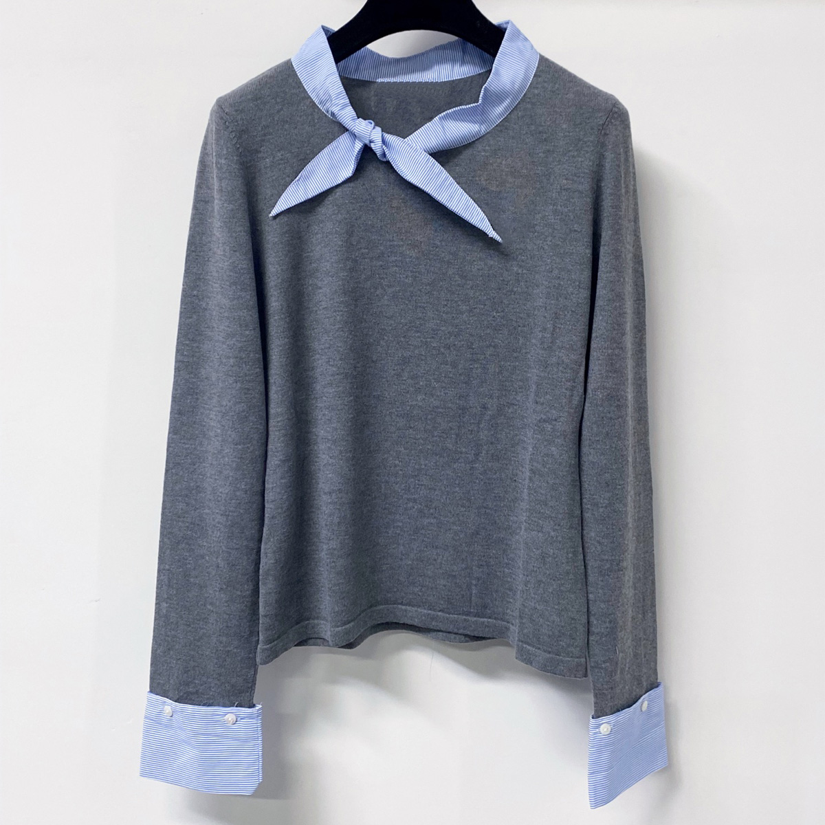 Suéter de punto de alta calida - Women Fashion Necktie reseña y precio