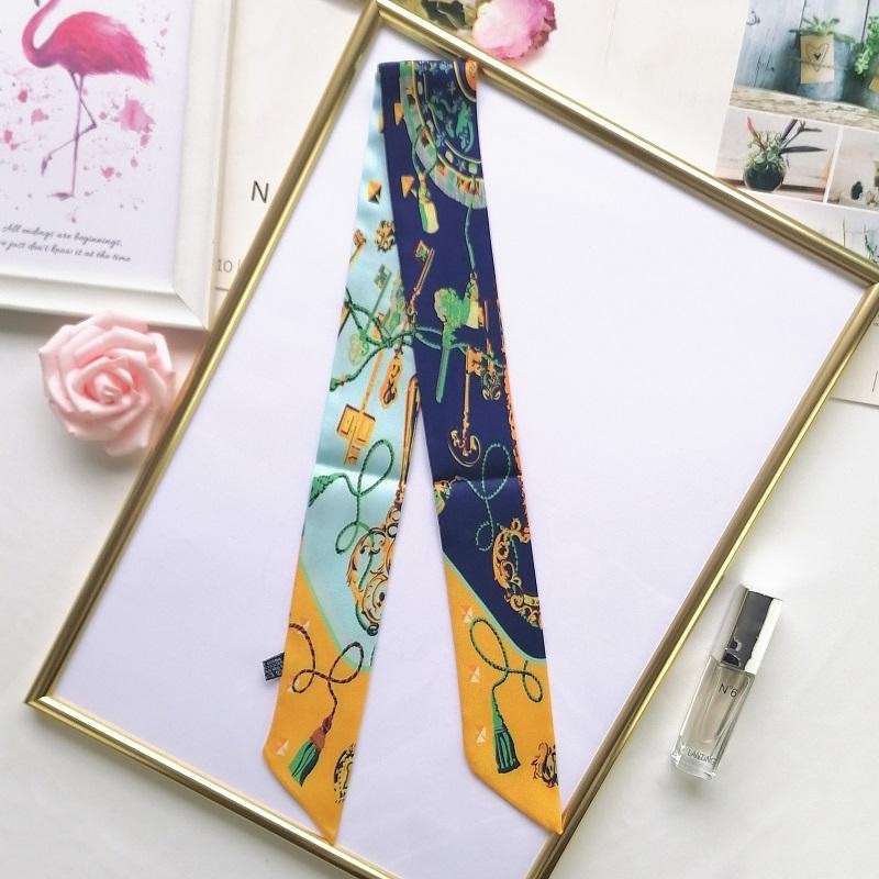 Bufanda estampada para las cua - Women Fashion Necktie reseña y precio