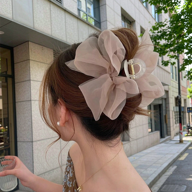 Pinzas para el cabello con laz - Women'S Fashion Korea reseña y precio