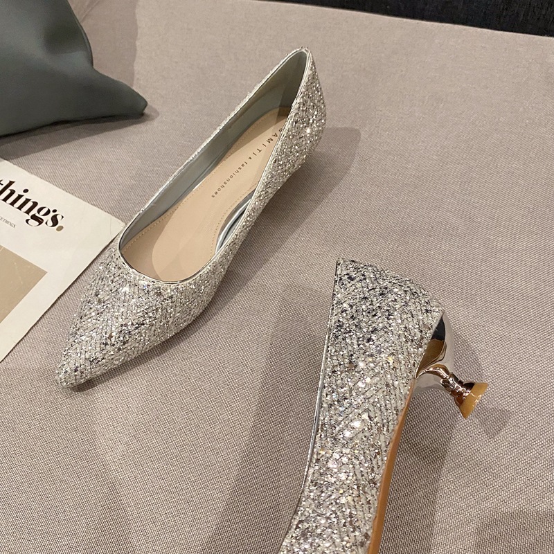 Tacones altos dorados, diseño  - Women'S Fashion Shoes reseña y precio