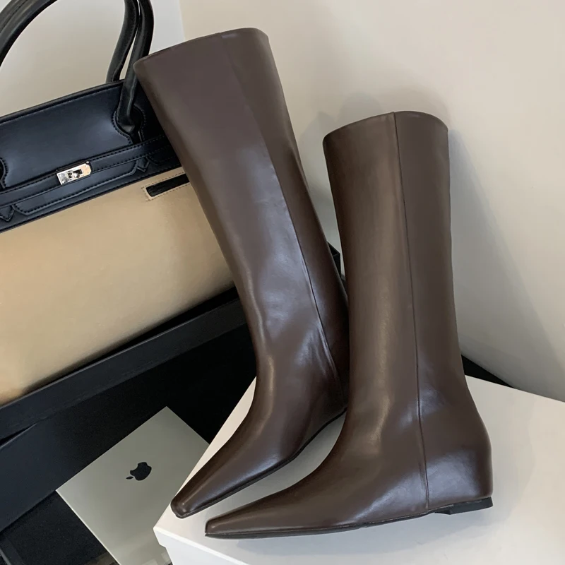 Eilyken, botas De cuero suave  - Women'S Fashion Knee High Boots reseña y precio