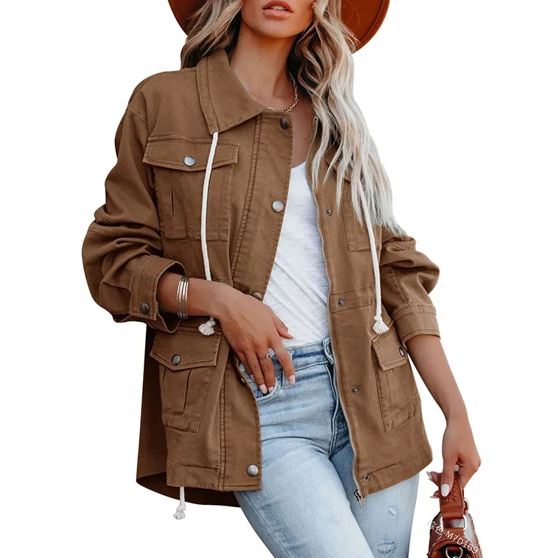 2025 chaquetas de Color sólido - Women'S Fashion Vest Tops reseña y precio