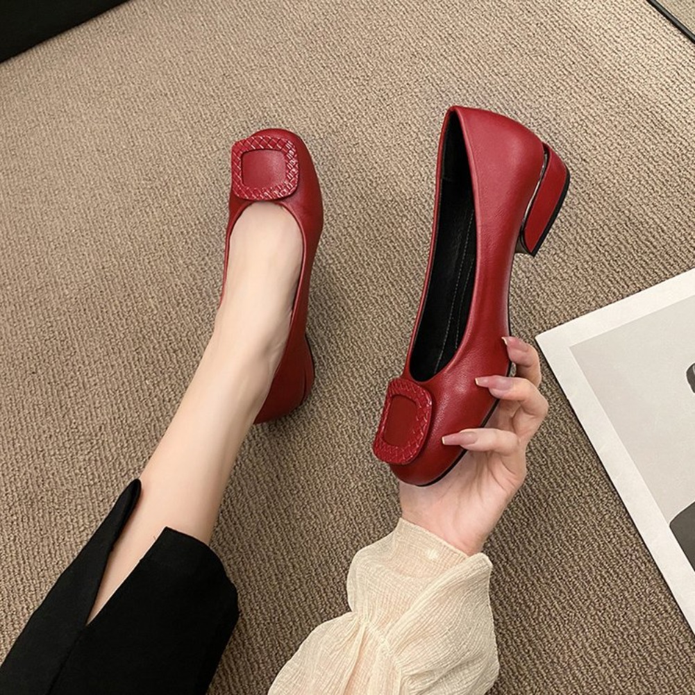 Zapatos de cuero suave con sue - Women'S Fashion Shoes reseña y precio